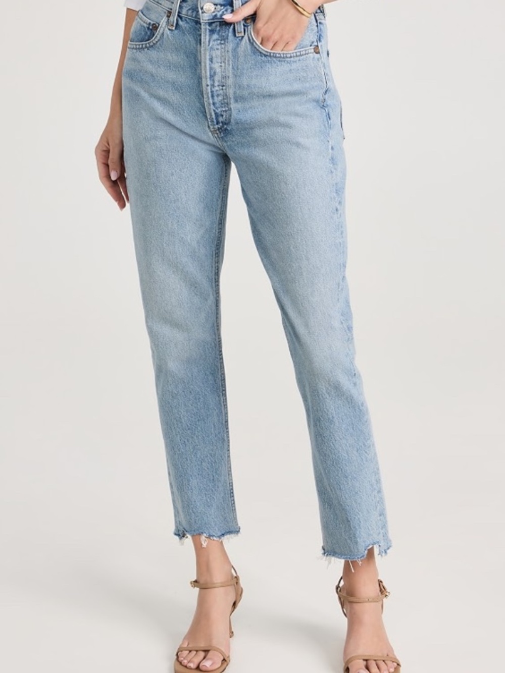 AGolde Riley Crop Jeans